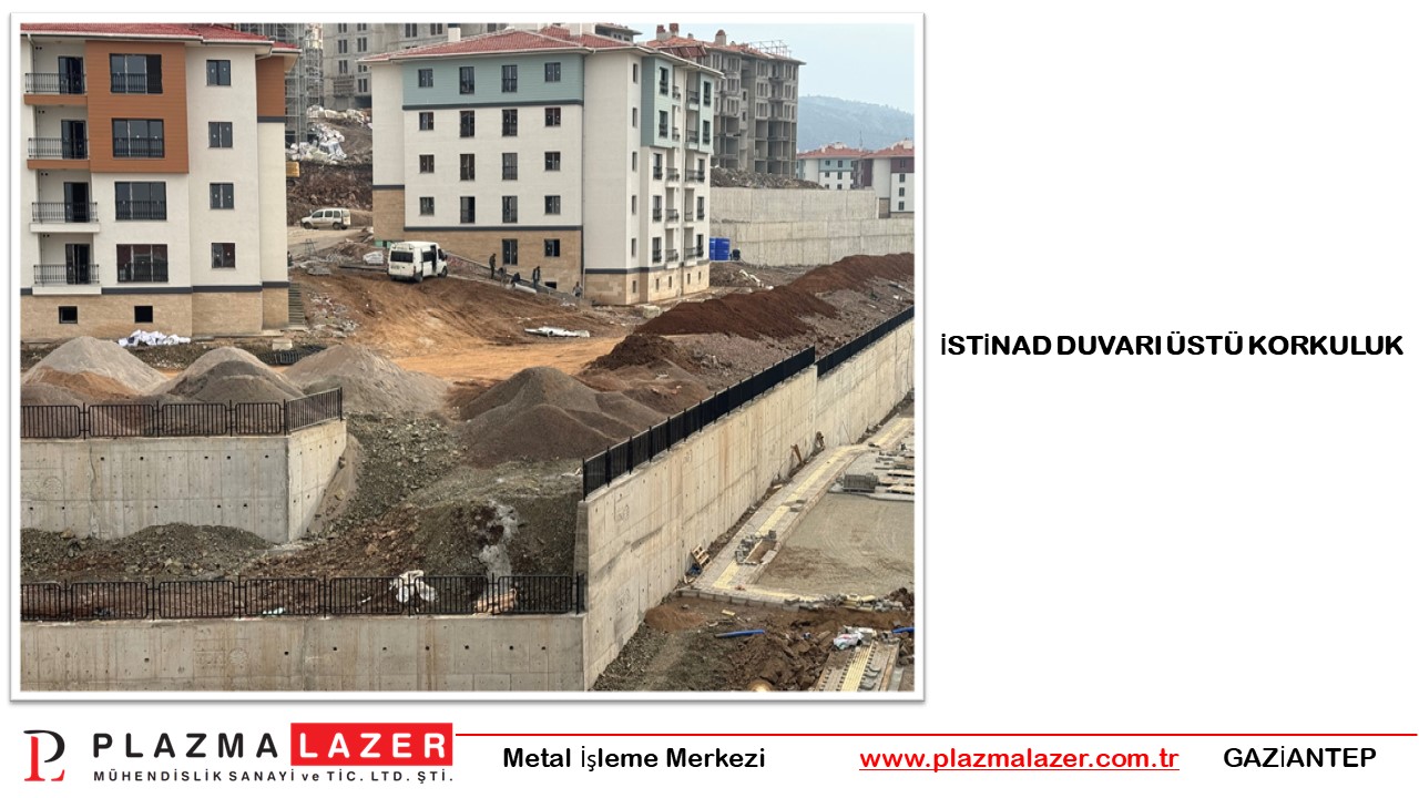İstinat Duvarı Üstü Korkuluk